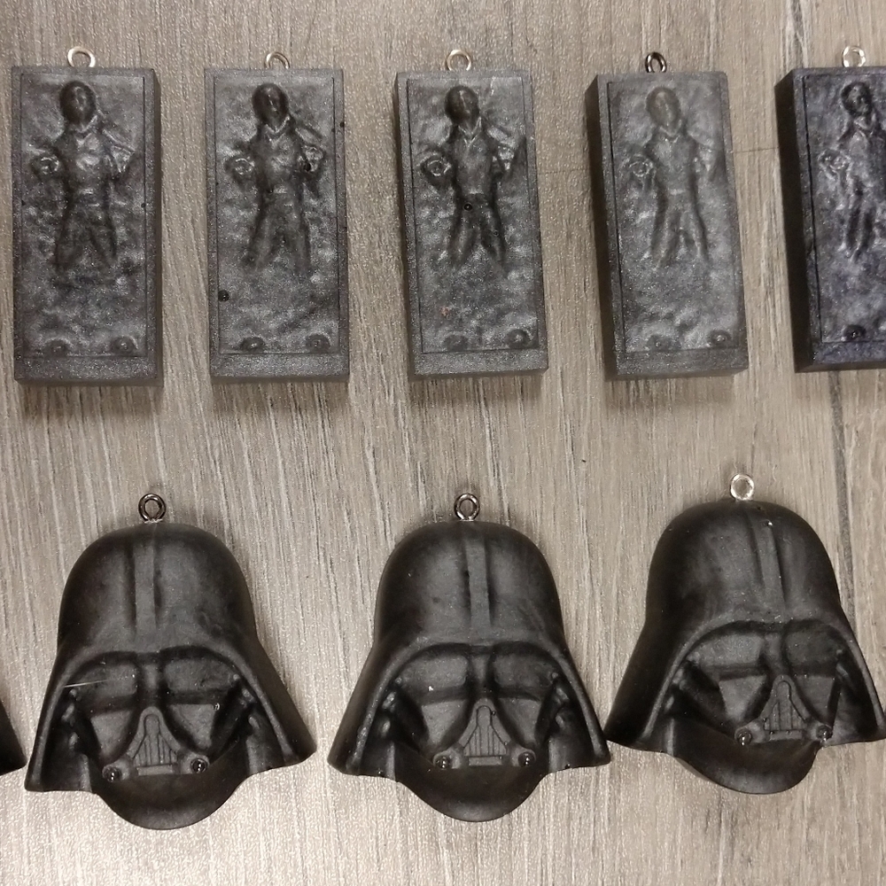 Handmade resin Star Wars necklace pendants